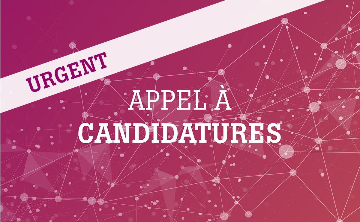 Mandat : appel à candidatures urgent