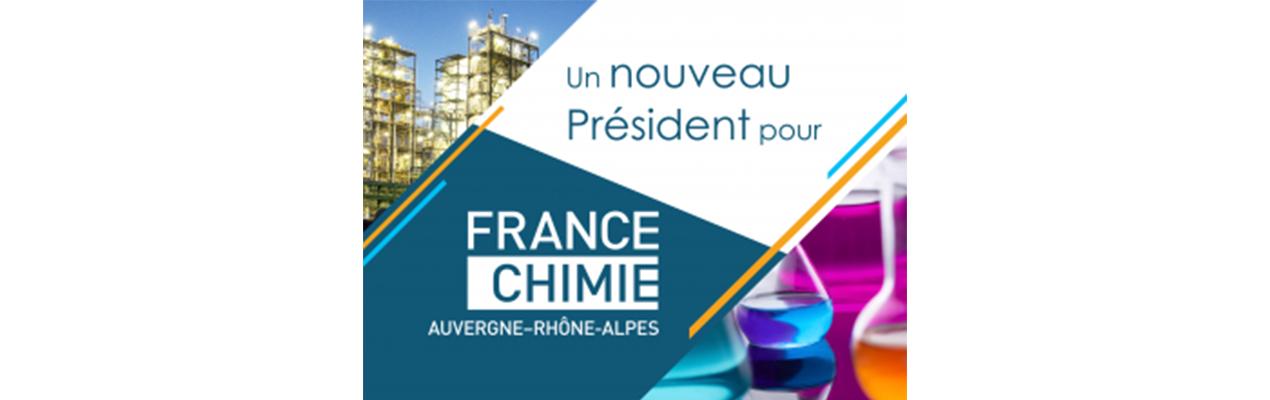 France Chimie Auvergne-Rhône-Alpes a élu son nouveau Président : Jérôme Geneste