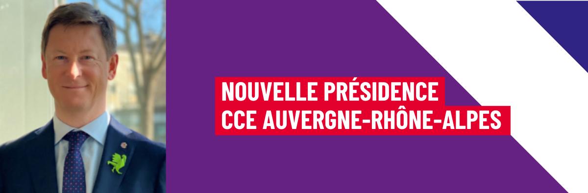 Morane Rey-Huet, nouveau Président du comité régional des Conseillers du Commerce Extérieur de la France en Auvergne-Rhône-Alpes