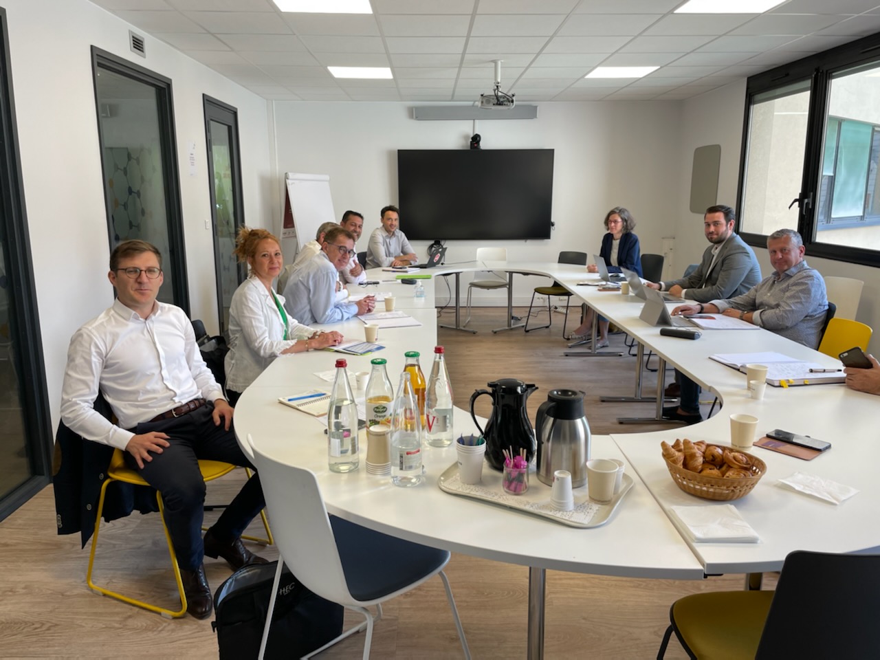 Emeline Baume Metropole de Lyon rencontre avec le GT Commerce