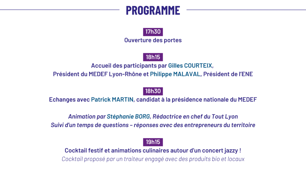 Programme Soirée Adhérents