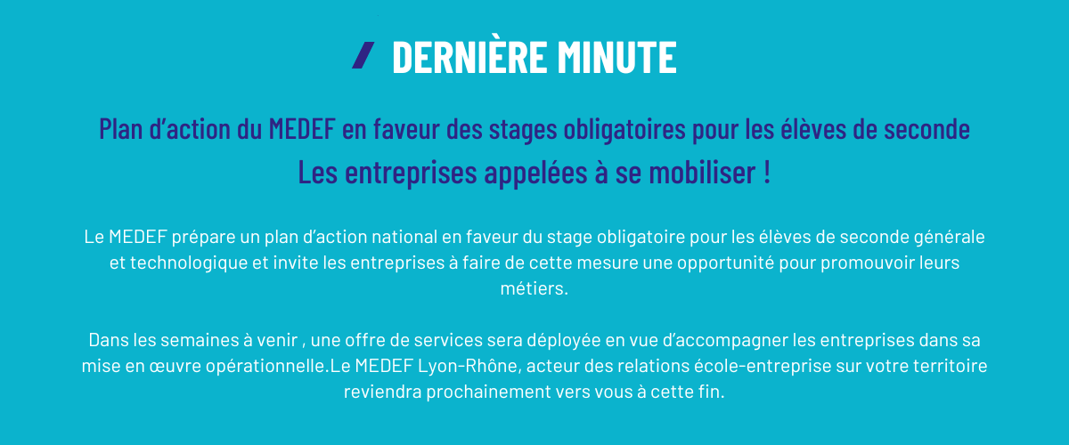 dernière minute article vip stage et alternance