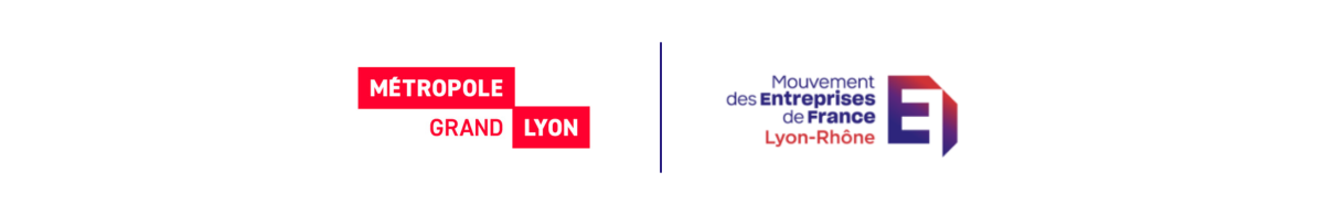 Logos Métropole de Lyon et MEDEF lyon-Rhône